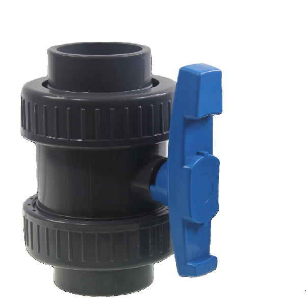 pvc double union ball valve